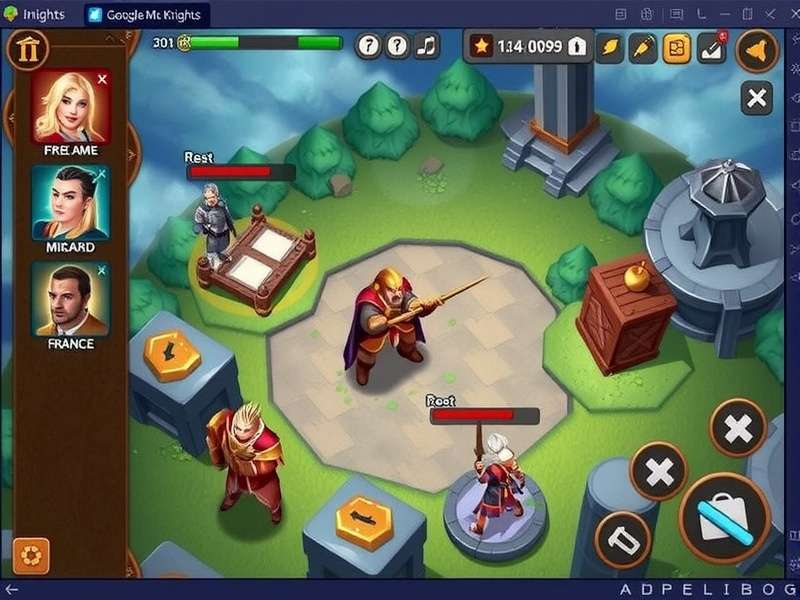 Kidderpore Knights character customization interface